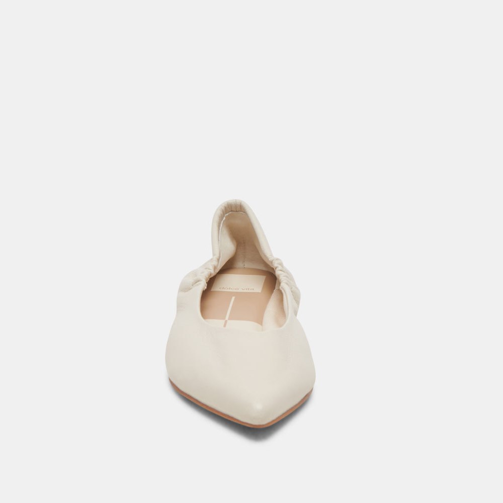 Dolce Vita Nadav Ballet Flats Ivory Leather