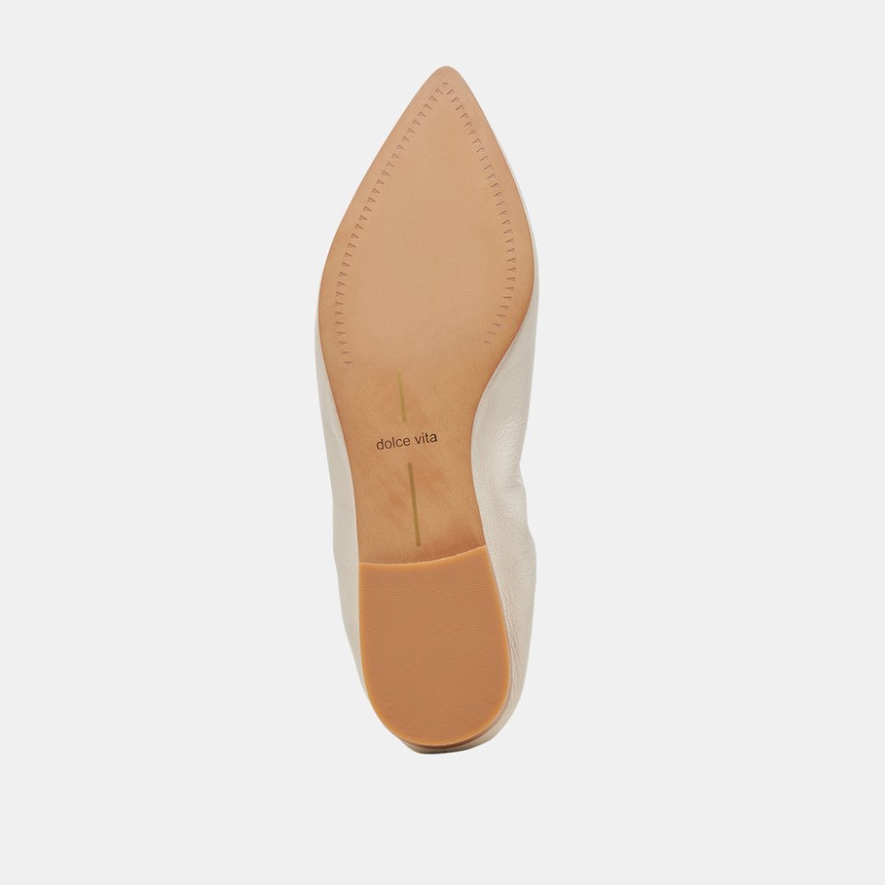 Dolce Vita Nadav Ballet Flats Ivory Leather
