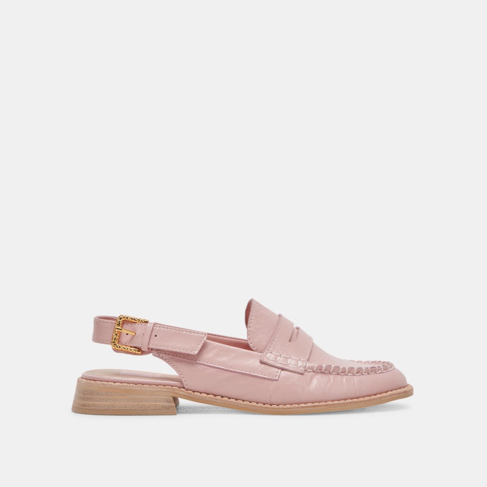 Dolce Vita Hardi Loafers Pink Crinkle Patent