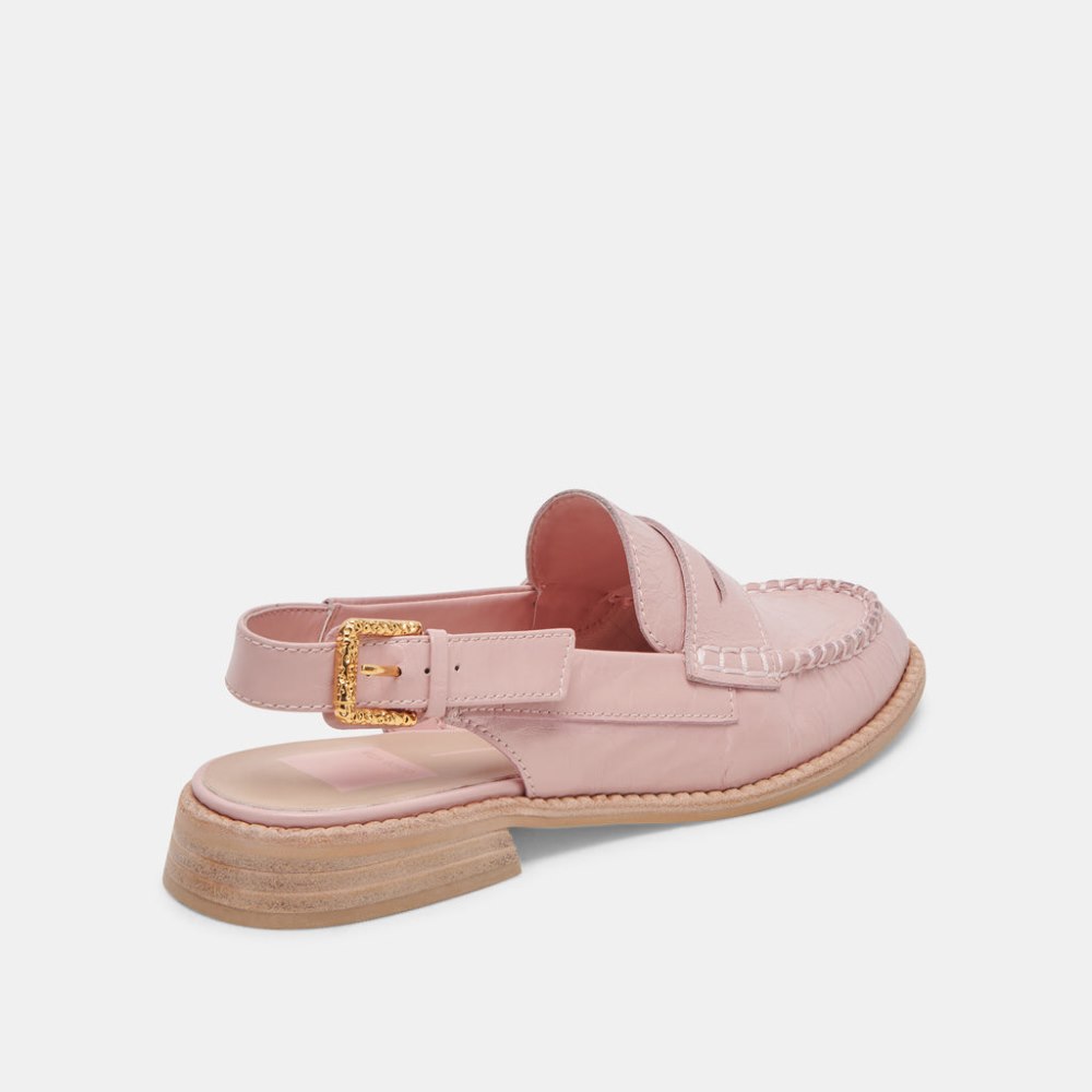 Dolce Vita Hardi Loafers Pink Crinkle Patent