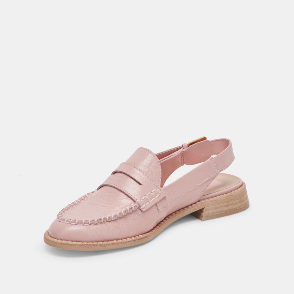 Dolce Vita Hardi Loafers Pink Crinkle Patent