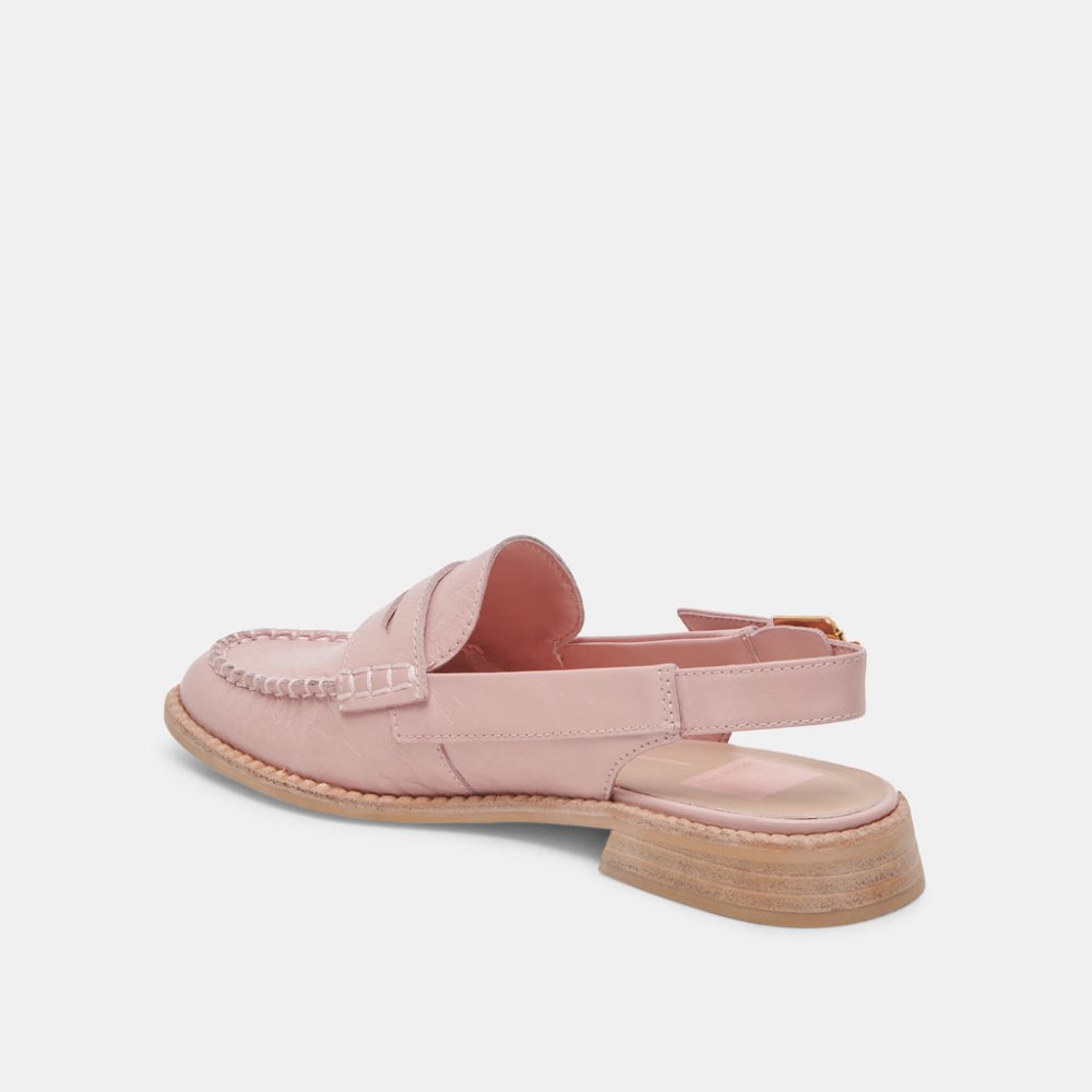 Dolce Vita Hardi Loafers Pink Crinkle Patent