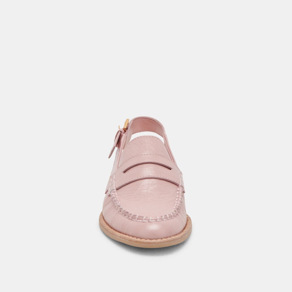 Dolce Vita Hardi Loafers Pink Crinkle Patent