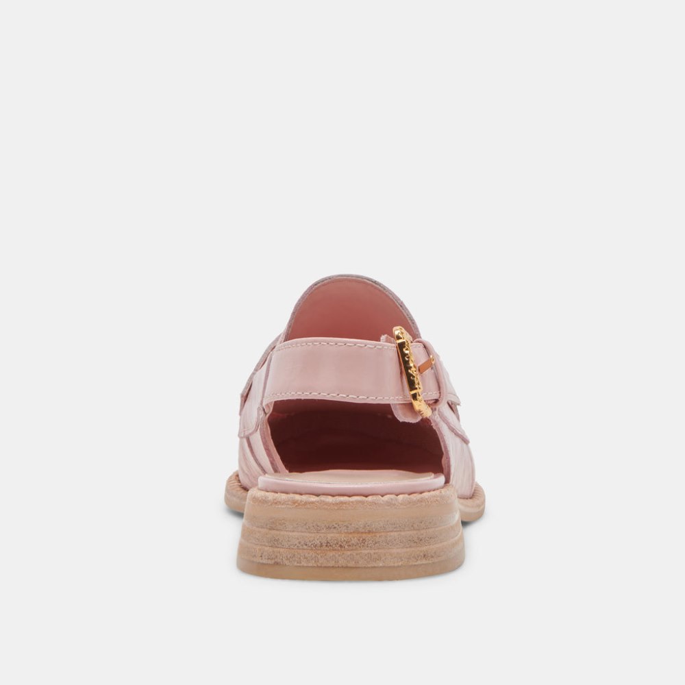Dolce Vita Hardi Loafers Pink Crinkle Patent