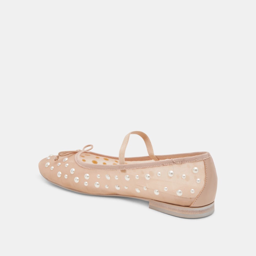 Dolce Vita Cadel Pearl Ballet Flats Blush Mesh