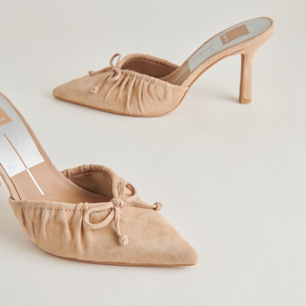 Dolce Vita Kairi Heels Camel Suede
