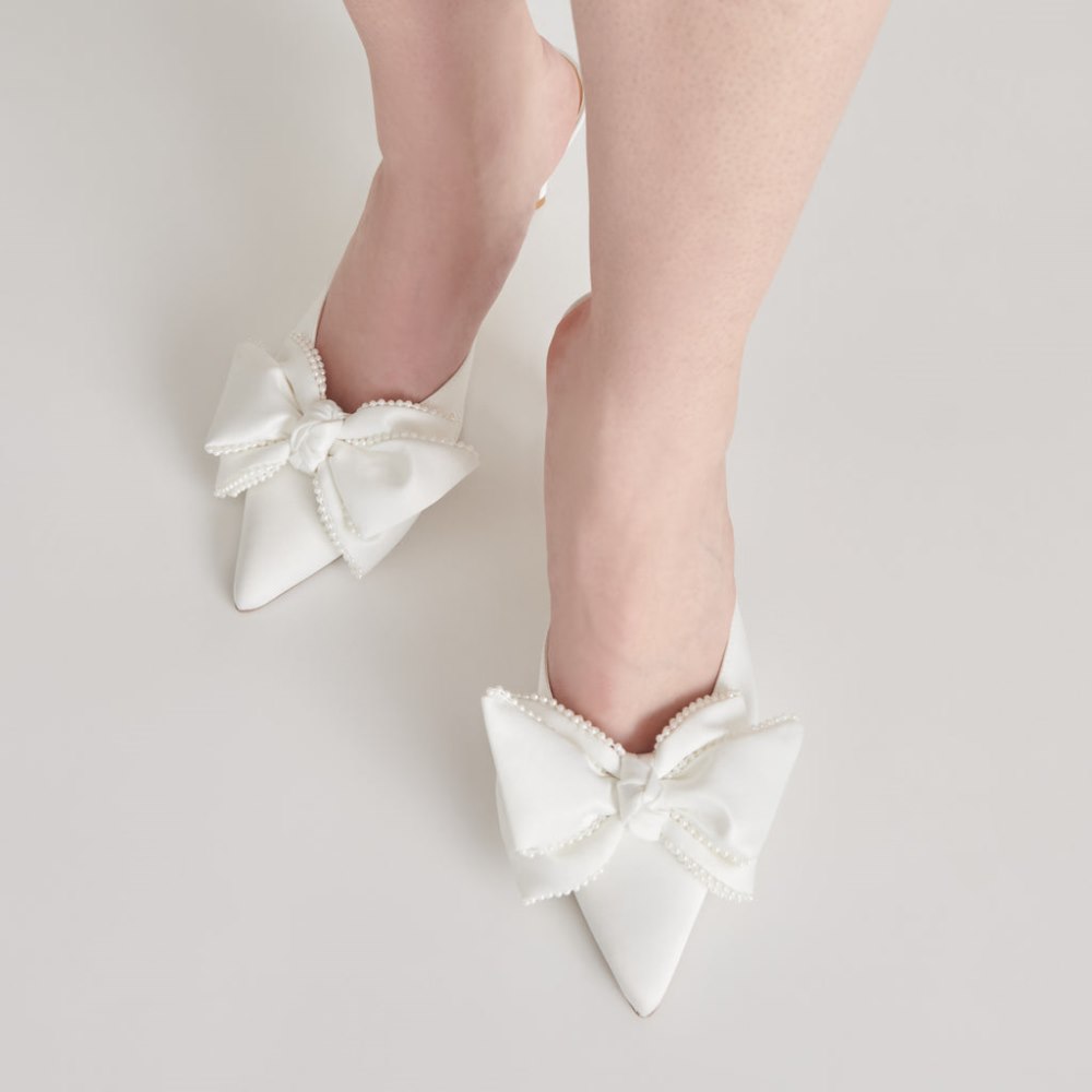 Dolce Vita Kayli Pearl Heels Vanilla Pearls