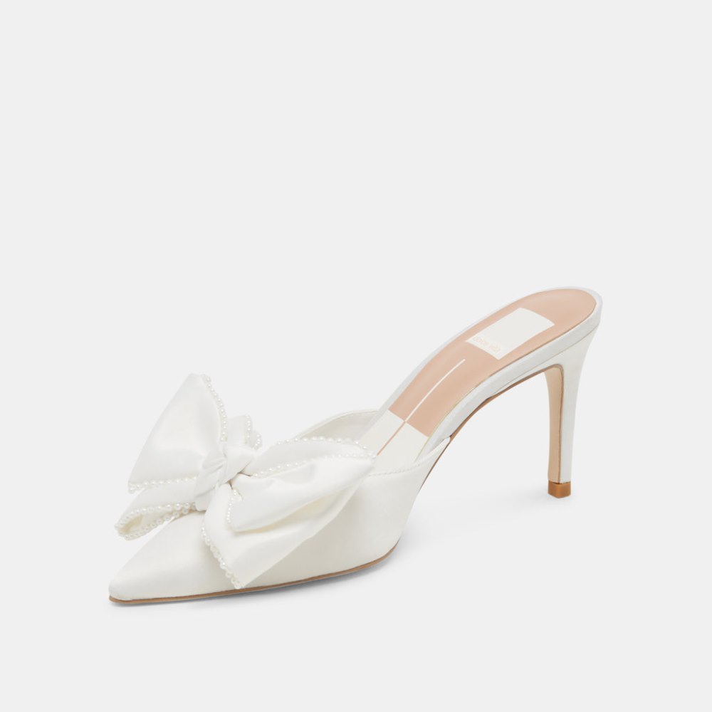 Dolce Vita Kayli Pearl Heels Vanilla Pearls