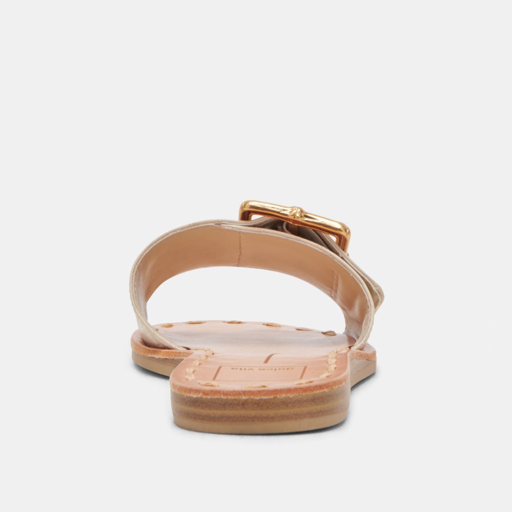 Dolce Vita Dasa Sandals Bone Embossed Leather