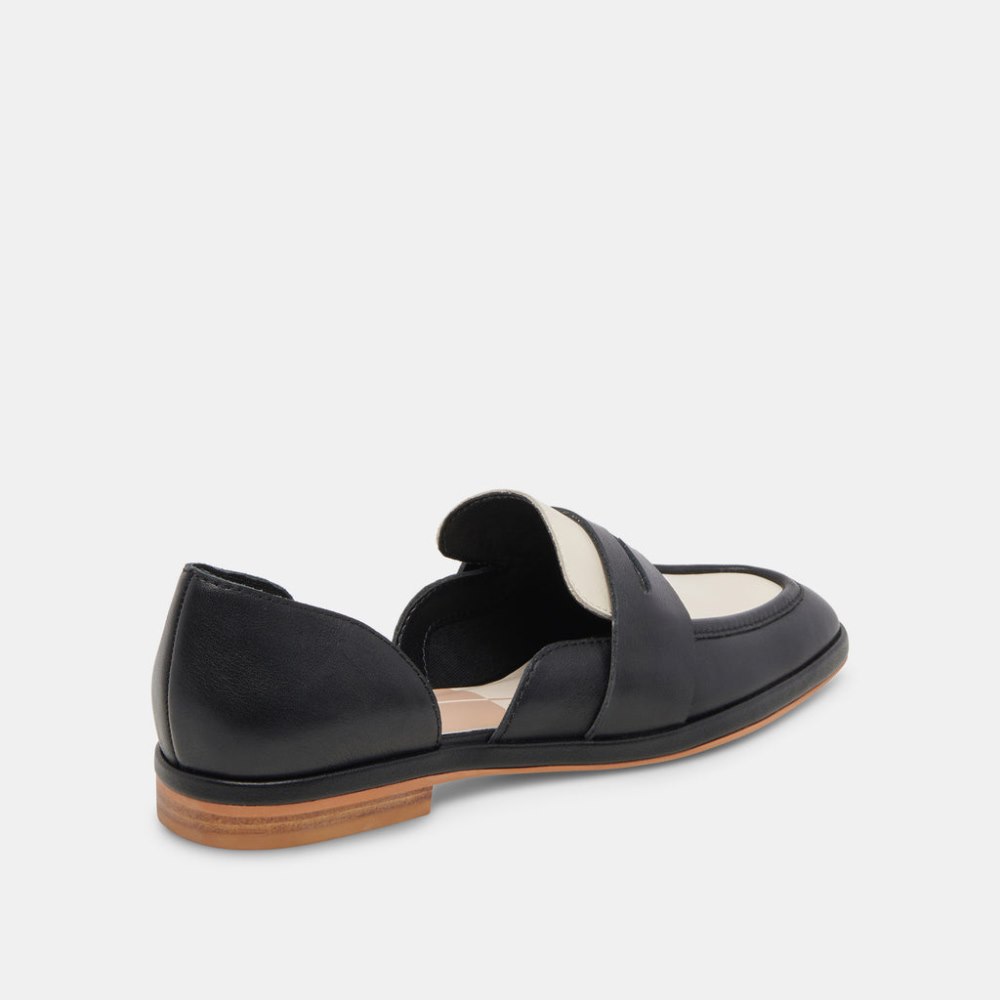 Dolce Vita Moyra Flats Black White Leather