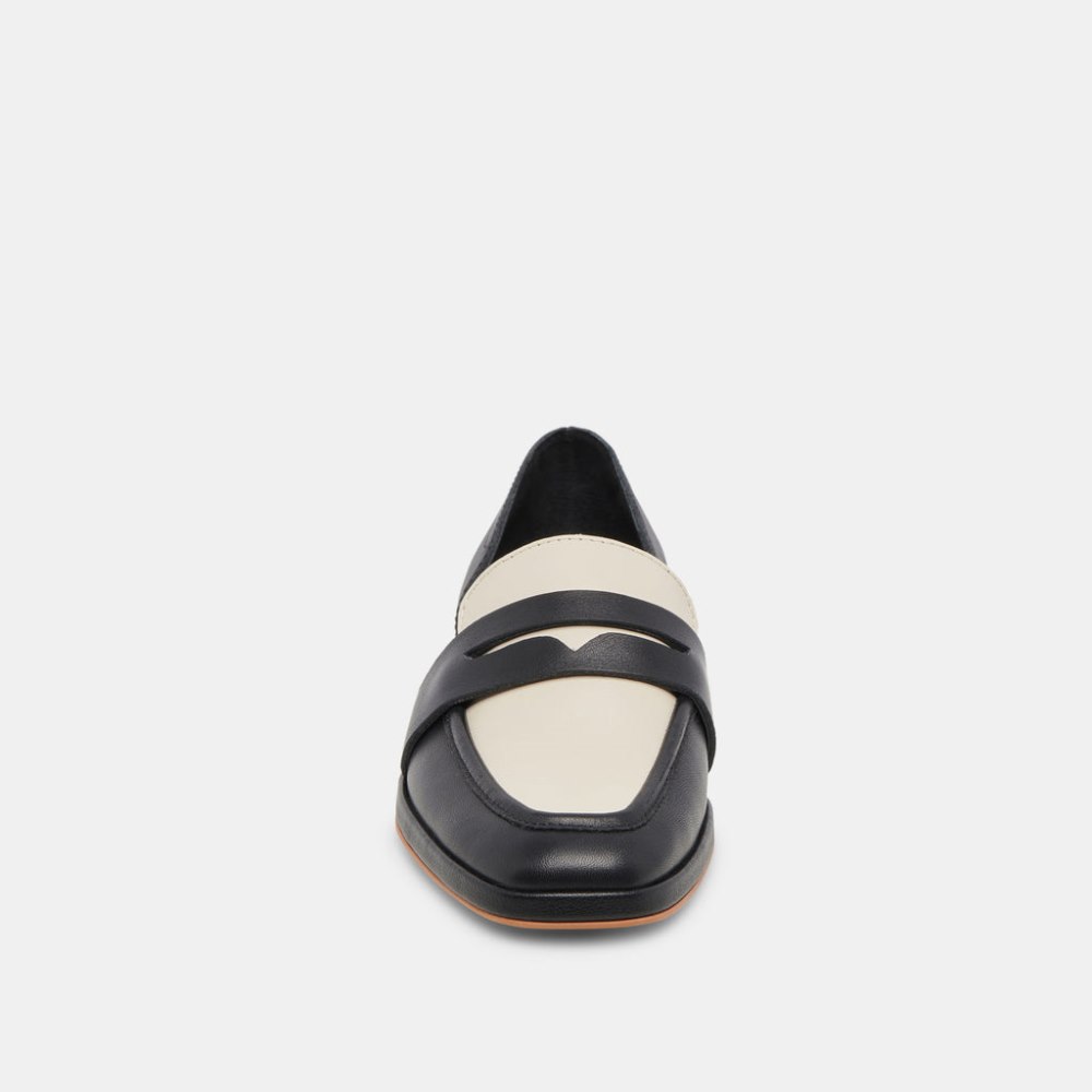 Dolce Vita Moyra Flats Black White Leather