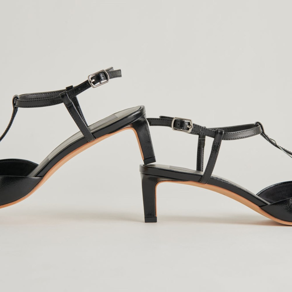 Dolce Vita Lavon Heels Black Leather