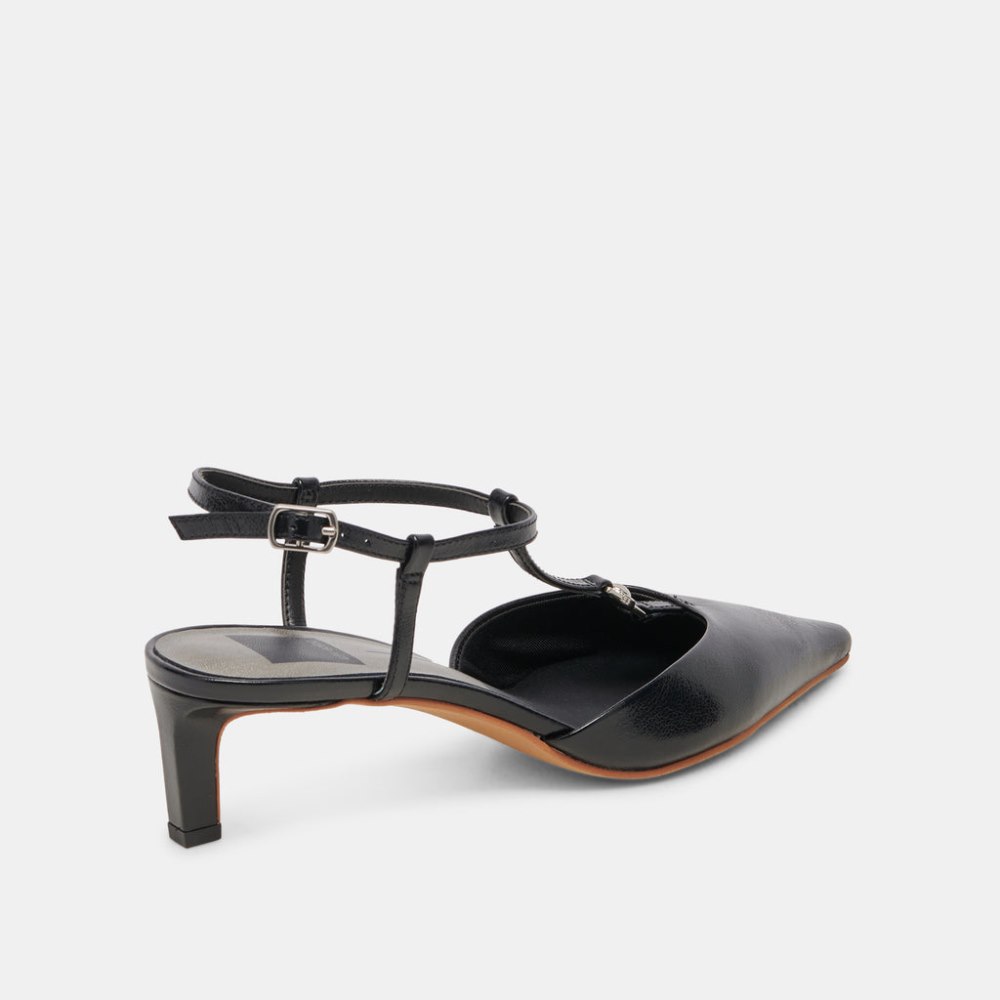 Dolce Vita Lavon Heels Black Leather