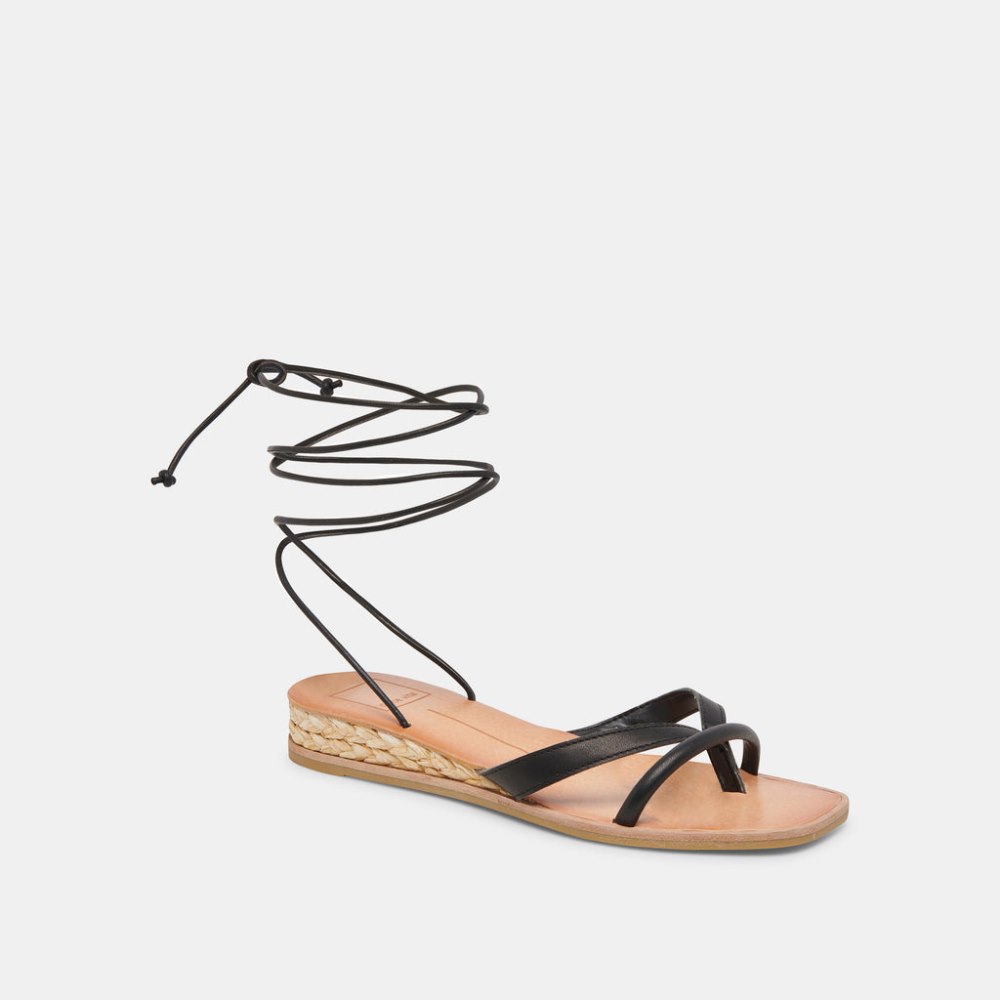 Dolce Vita Prax Sandals Black Leather