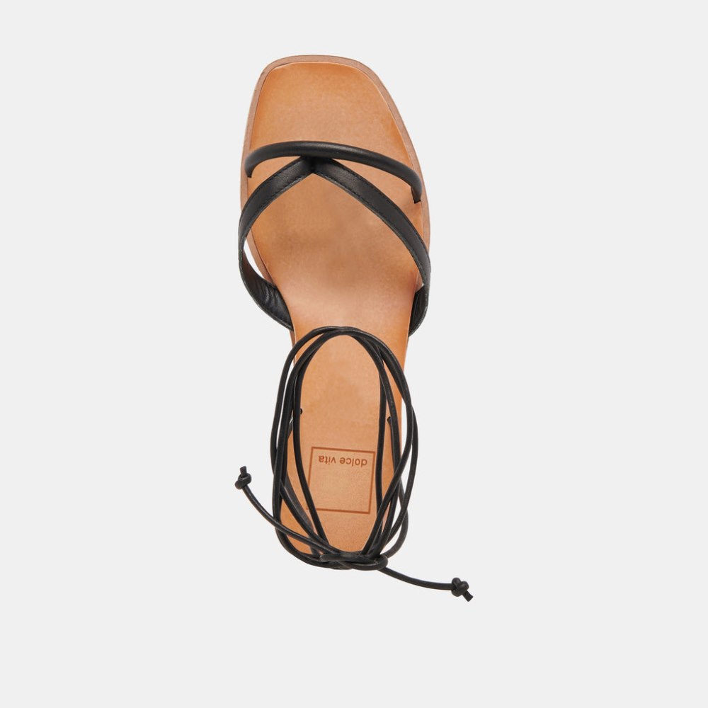 Dolce Vita Prax Sandals Black Leather