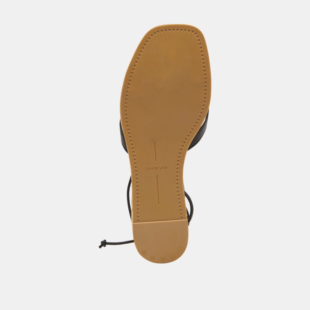 Dolce Vita Prax Sandals Black Leather