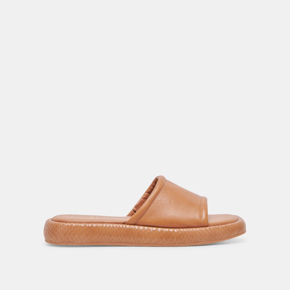 Dolce Vita Aisha Sandals Tan Leather