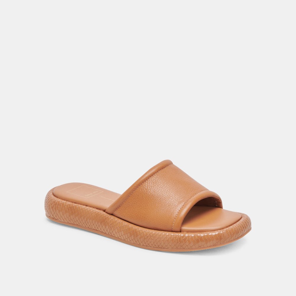 Dolce Vita Aisha Sandals Tan Leather