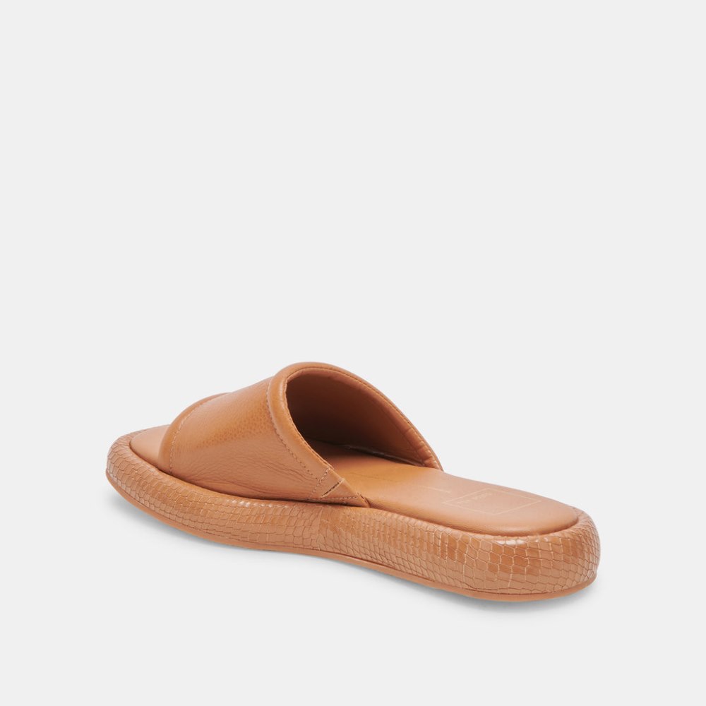 Dolce Vita Aisha Sandals Tan Leather
