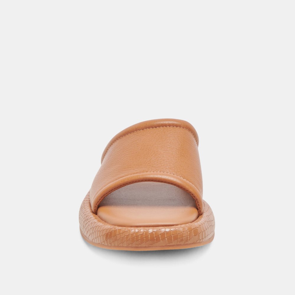 Dolce Vita Aisha Sandals Tan Leather