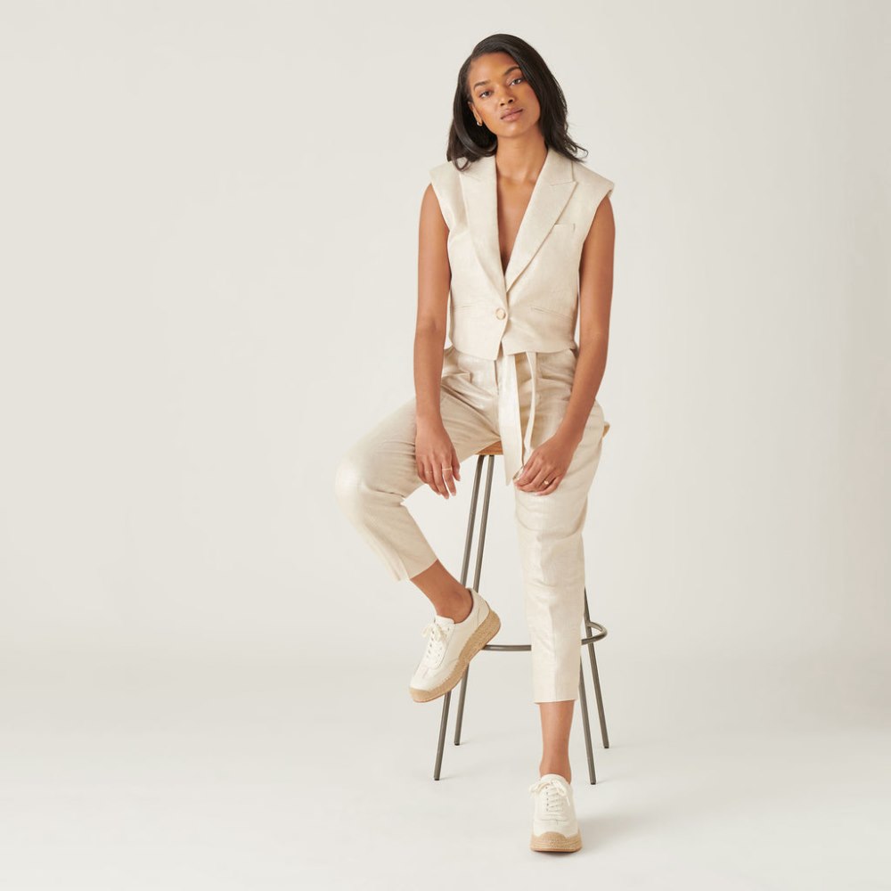 Dolce Vita Jaja Sneakers White Leather