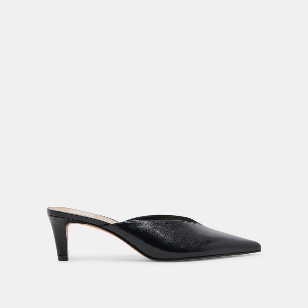 Dolce Vita Sarina Heels Midnight Crinkle Patent