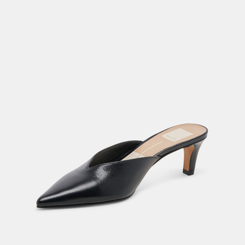 Dolce Vita Sarina Heels Midnight Crinkle Patent