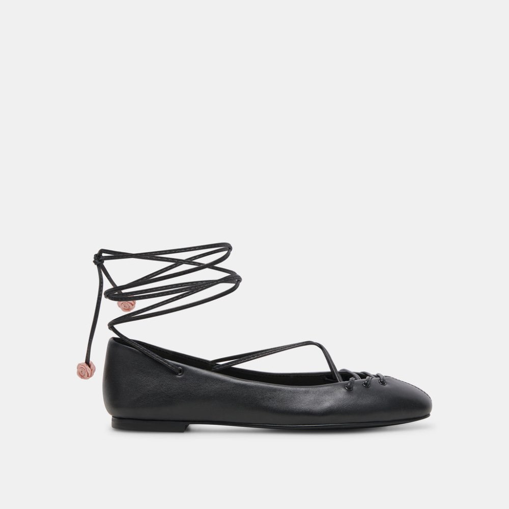 Dolce Vita Beate Ballet Flats Black Leather