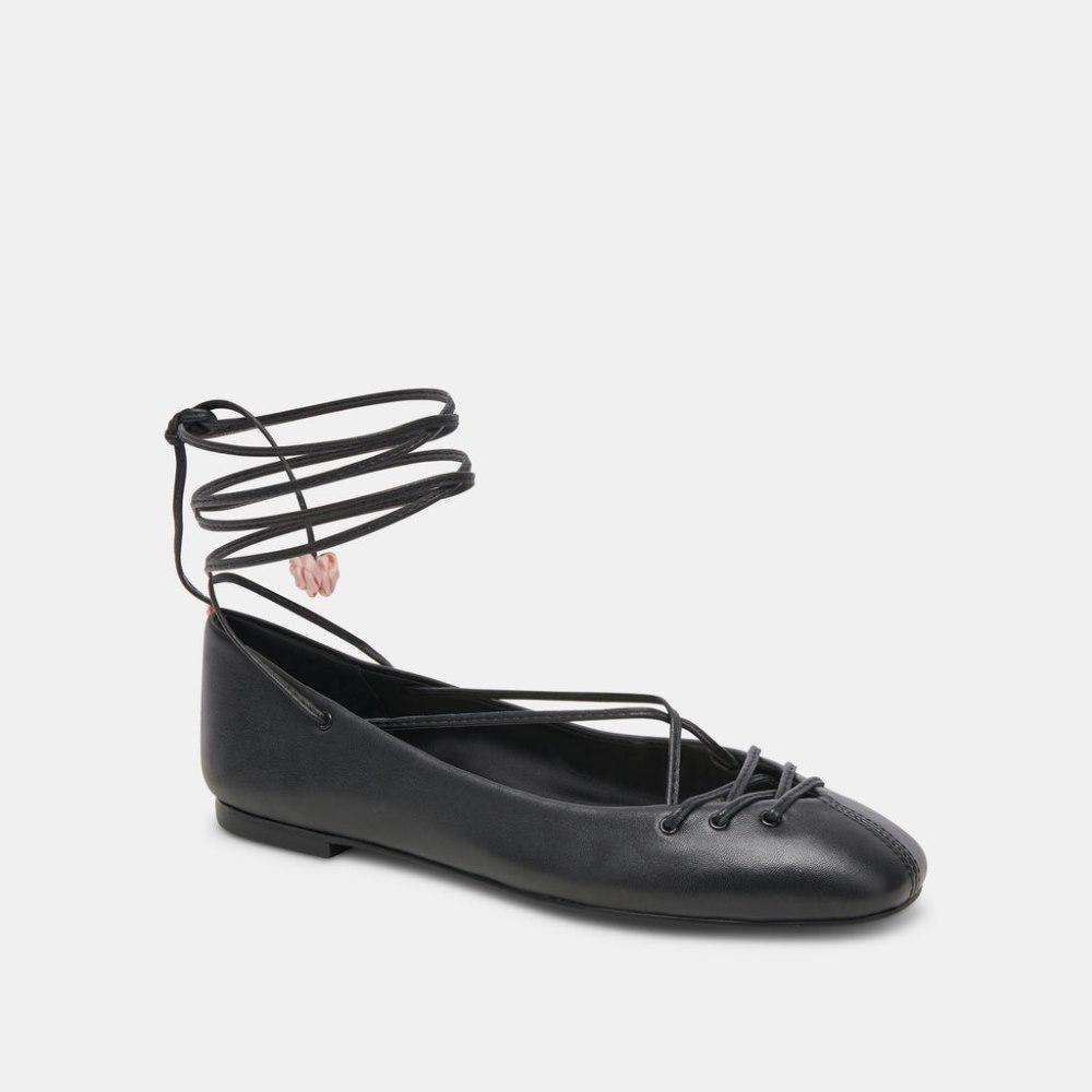 Dolce Vita Beate Ballet Flats Black Leather