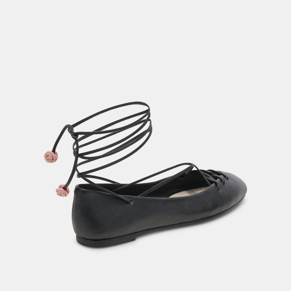 Dolce Vita Beate Ballet Flats Black Leather