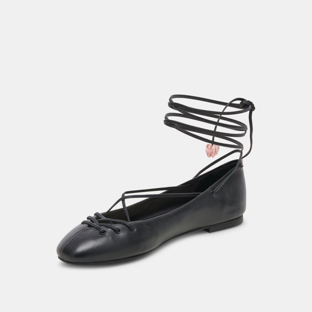 Dolce Vita Beate Ballet Flats Black Leather