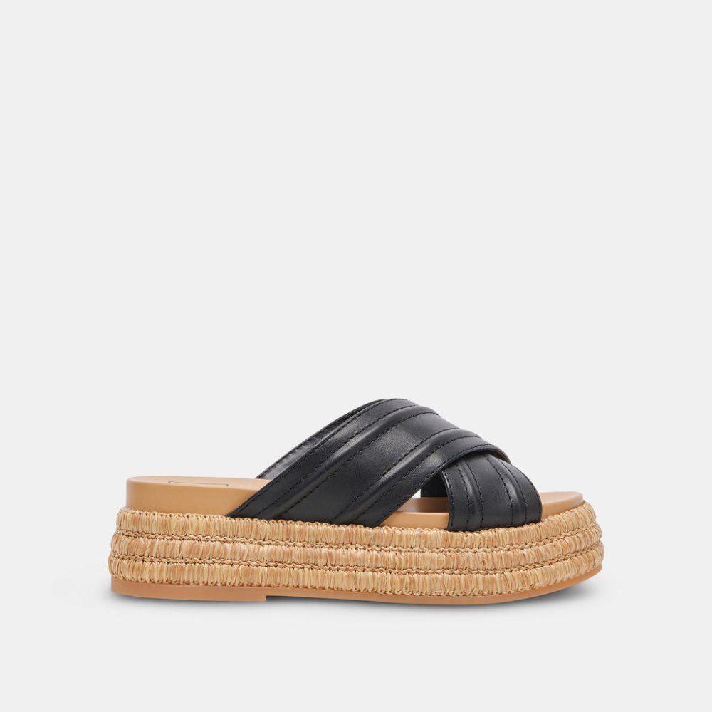Dolce Vita Weslee Sandals Black Leather