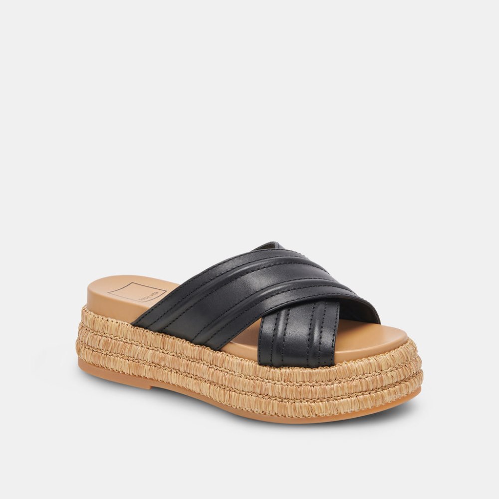 Dolce Vita Weslee Sandals Black Leather