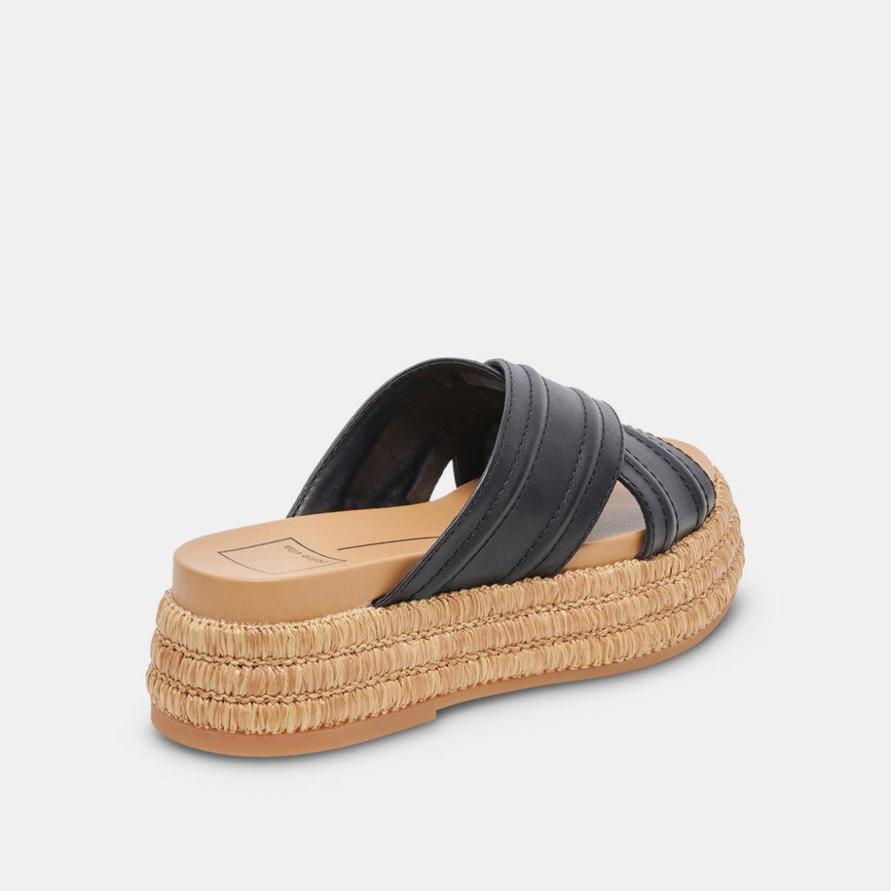 Dolce Vita Weslee Sandals Black Leather