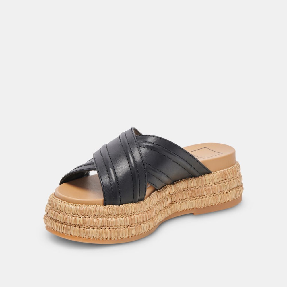 Dolce Vita Weslee Sandals Black Leather