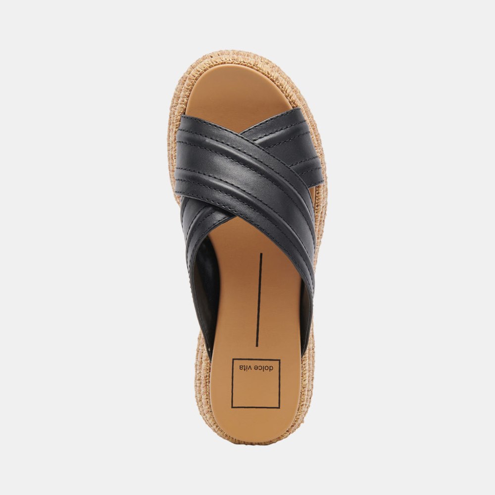 Dolce Vita Weslee Sandals Black Leather