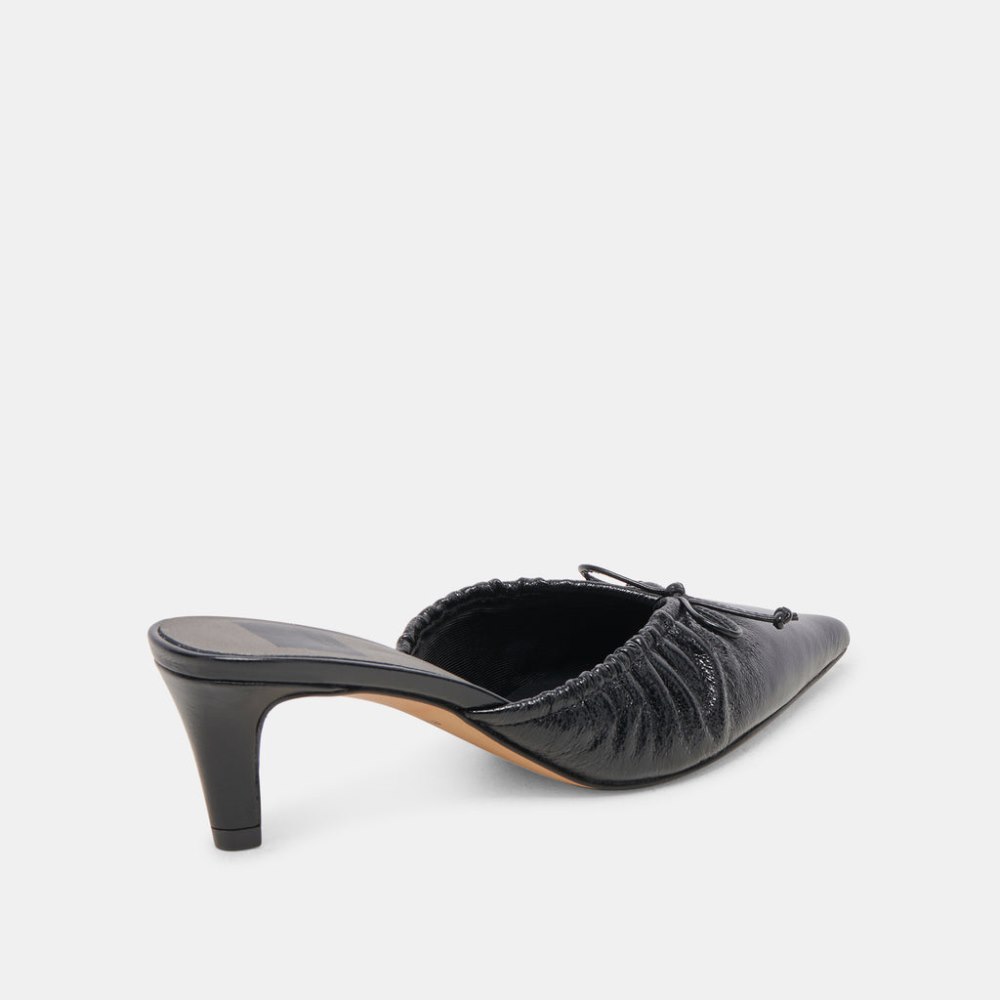 Dolce Vita Kairi Mid Heels Midnight Crinkle Patent