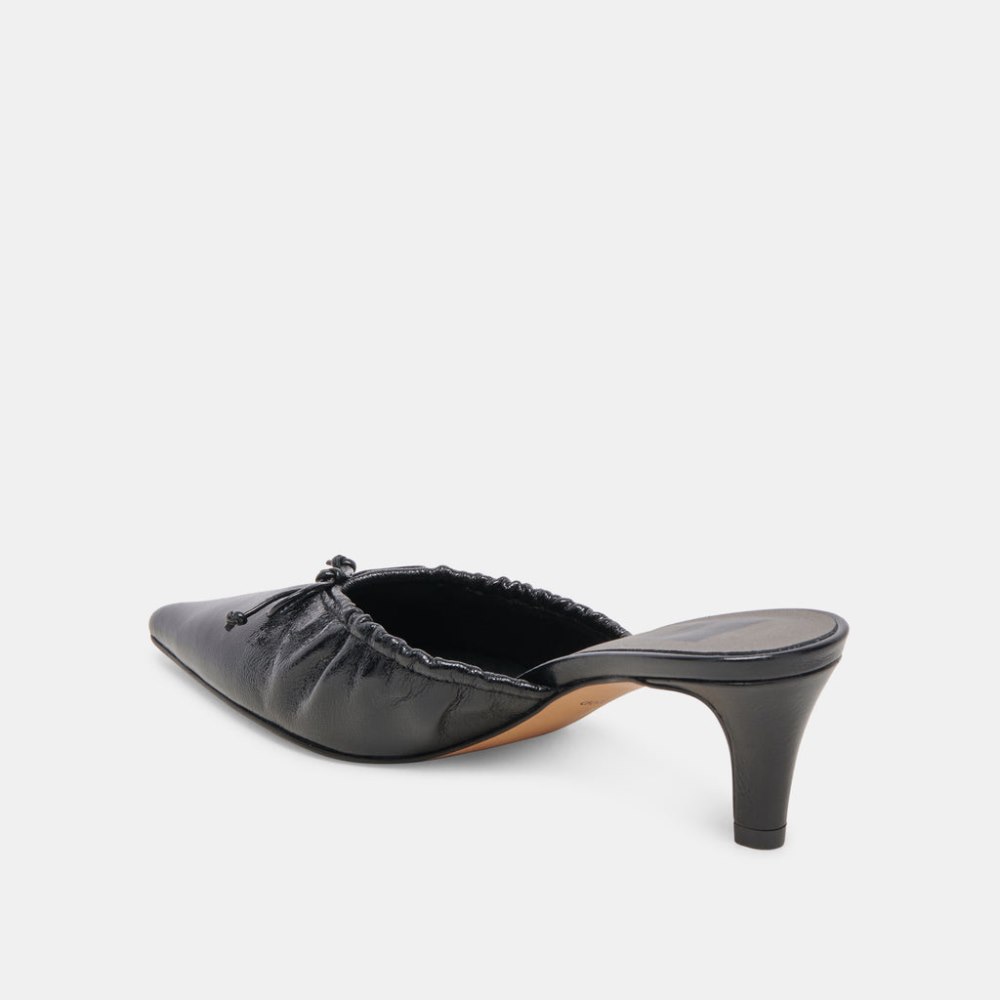 Dolce Vita Kairi Mid Heels Midnight Crinkle Patent