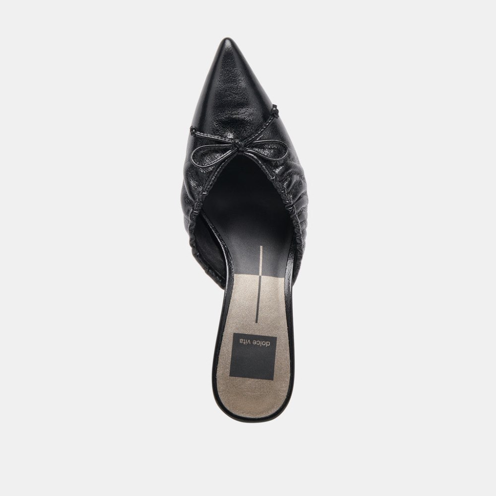 Dolce Vita Kairi Mid Heels Midnight Crinkle Patent