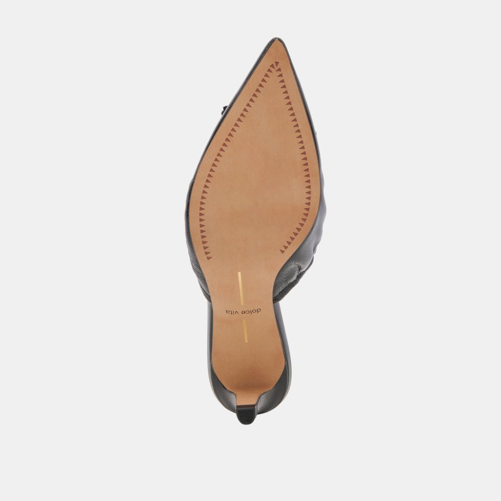 Dolce Vita Kairi Mid Heels Midnight Crinkle Patent