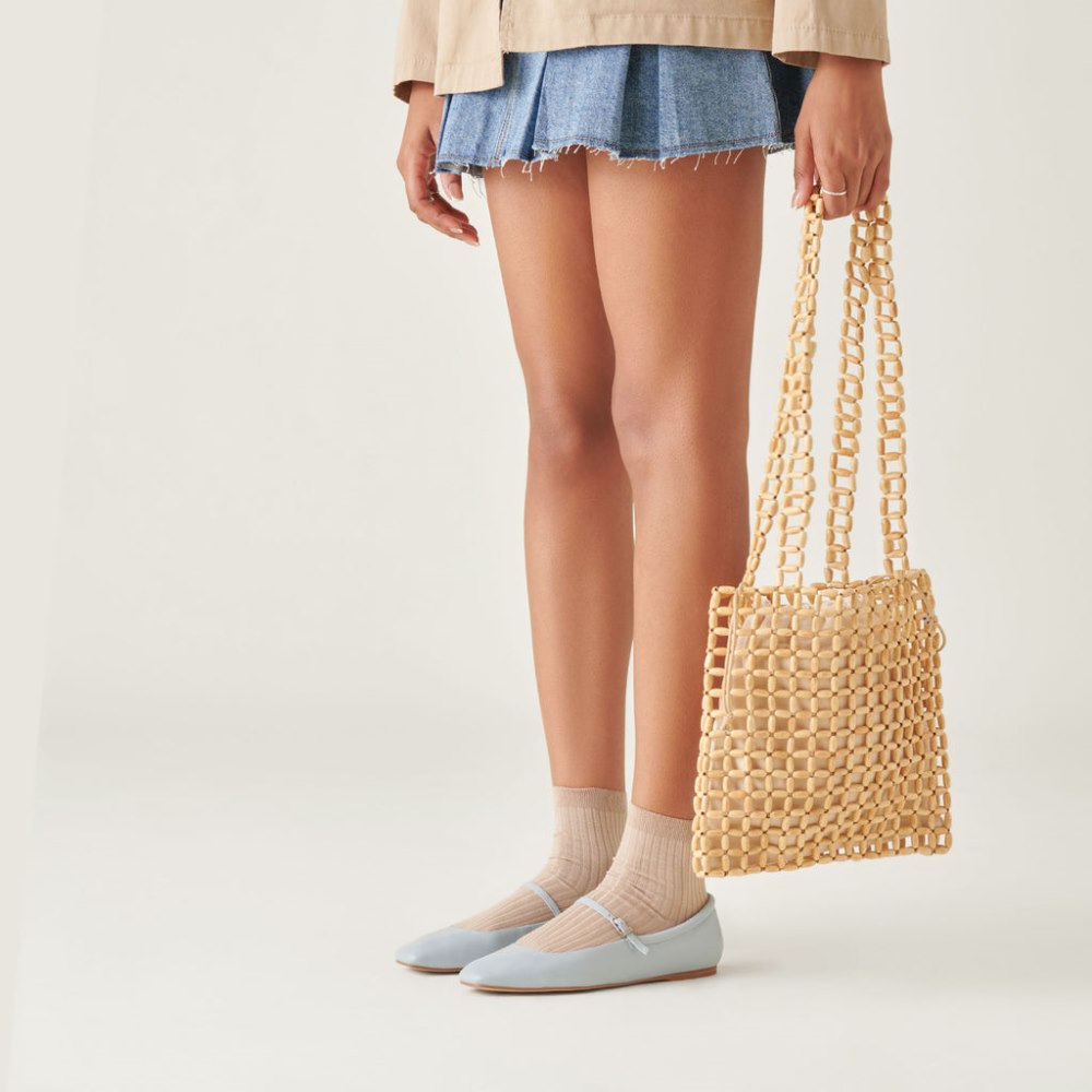Dolce Vita Hannah Shoulder Bag Natural Wood
