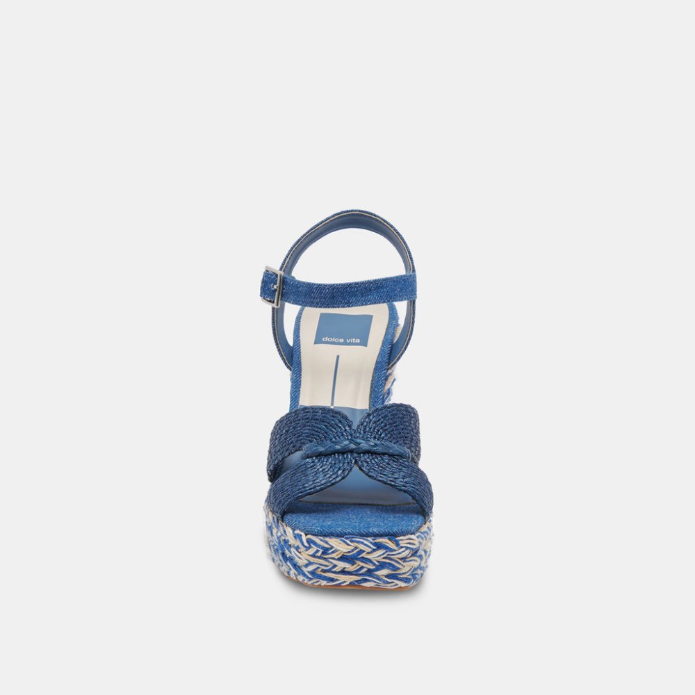 Dolce Vita Cale Heels Blue Denim