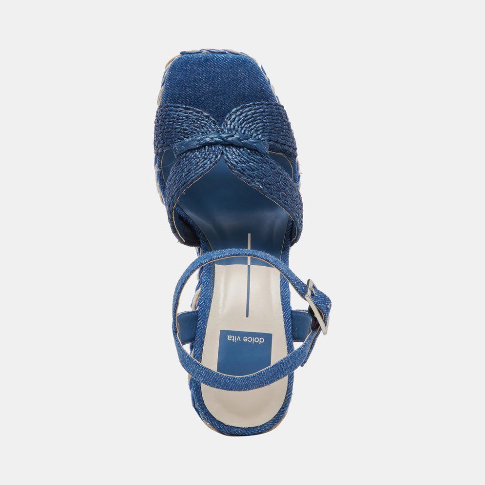 Dolce Vita Cale Heels Blue Denim