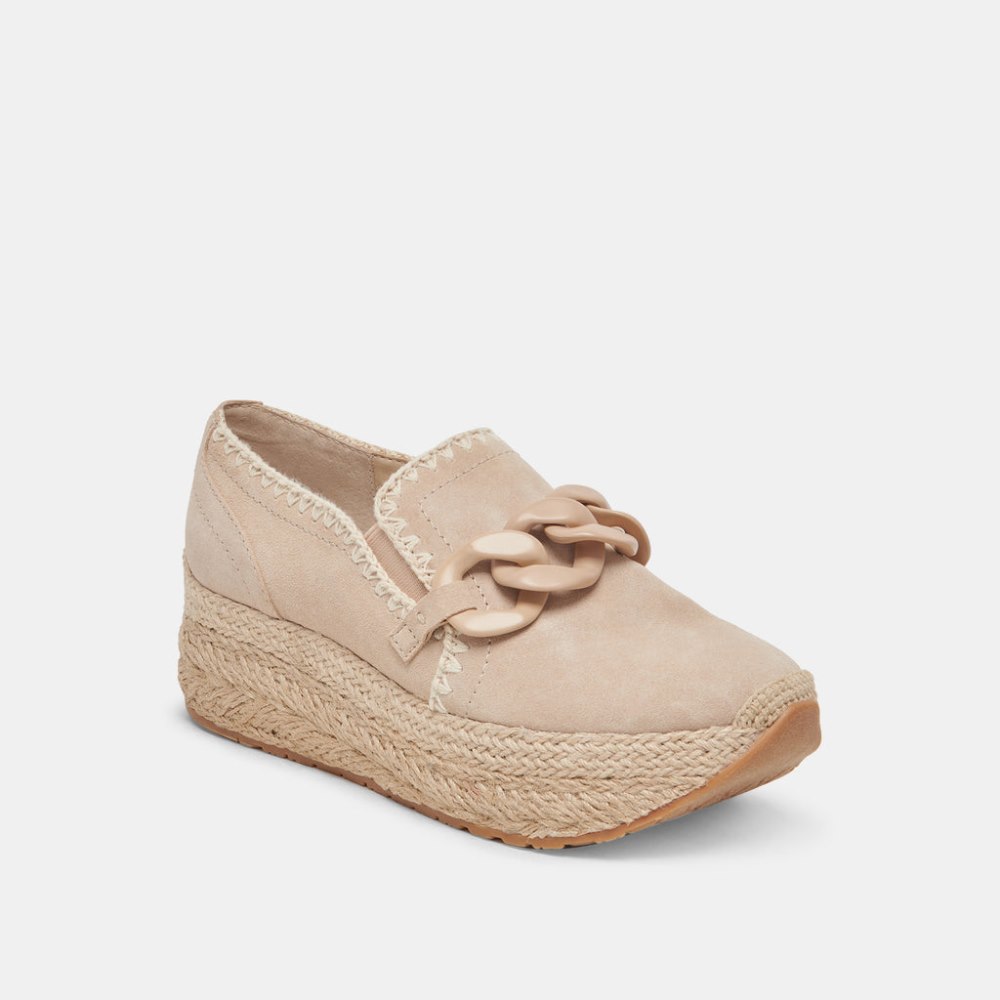 Dolce Vita Jhenee Espadrille Sneakers Dune Suede