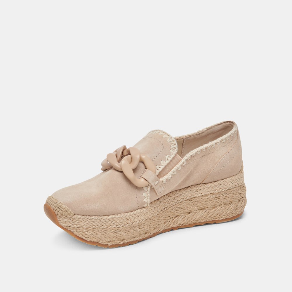 Dolce Vita Jhenee Espadrille Sneakers Dune Suede