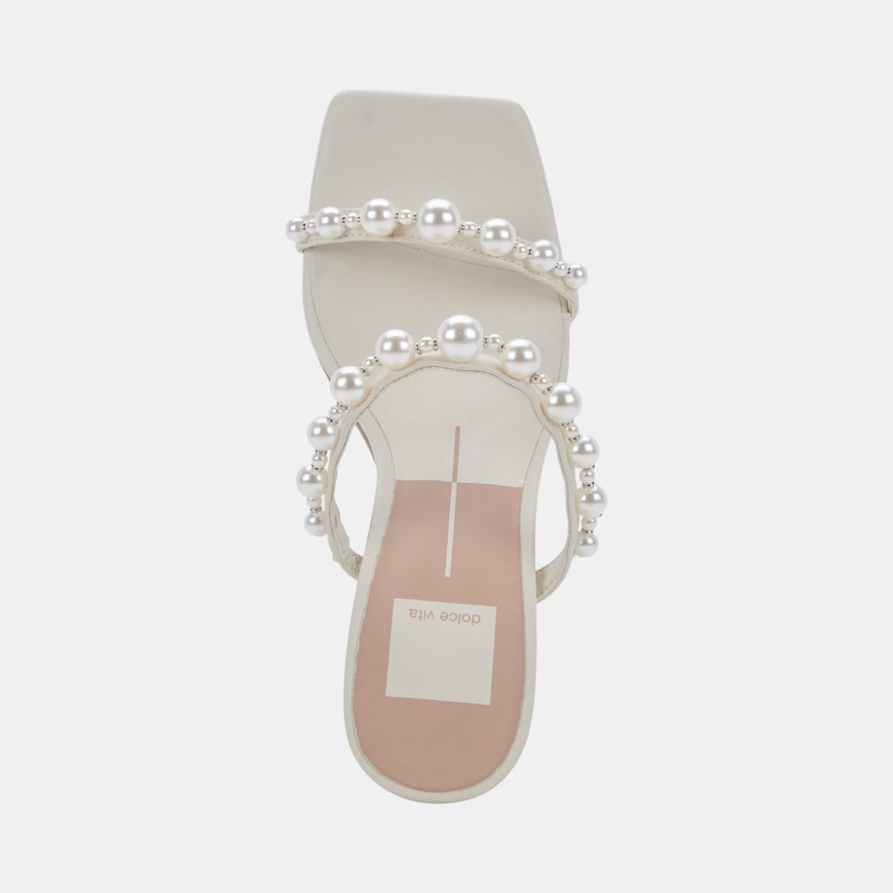 Dolce Vita Naja Pearl Heels Ivory Stella