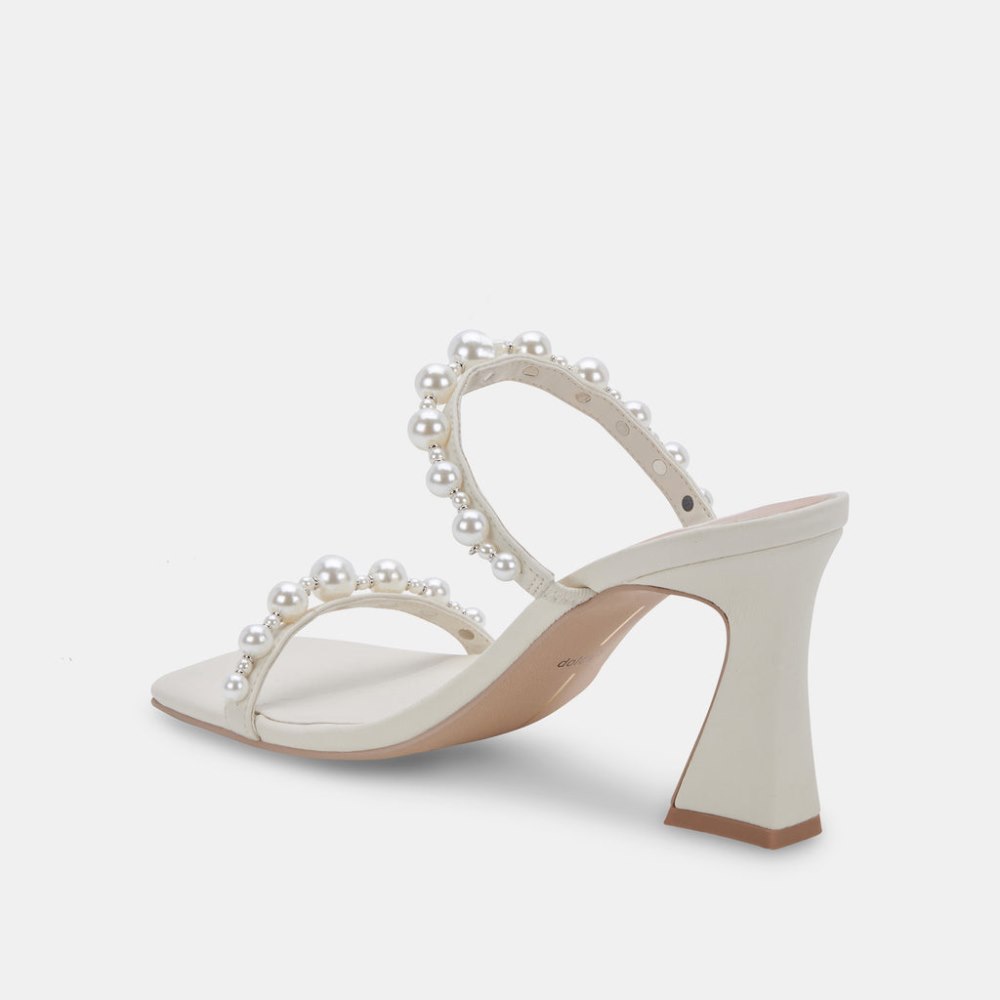Dolce Vita Naja Pearl Heels Ivory Stella