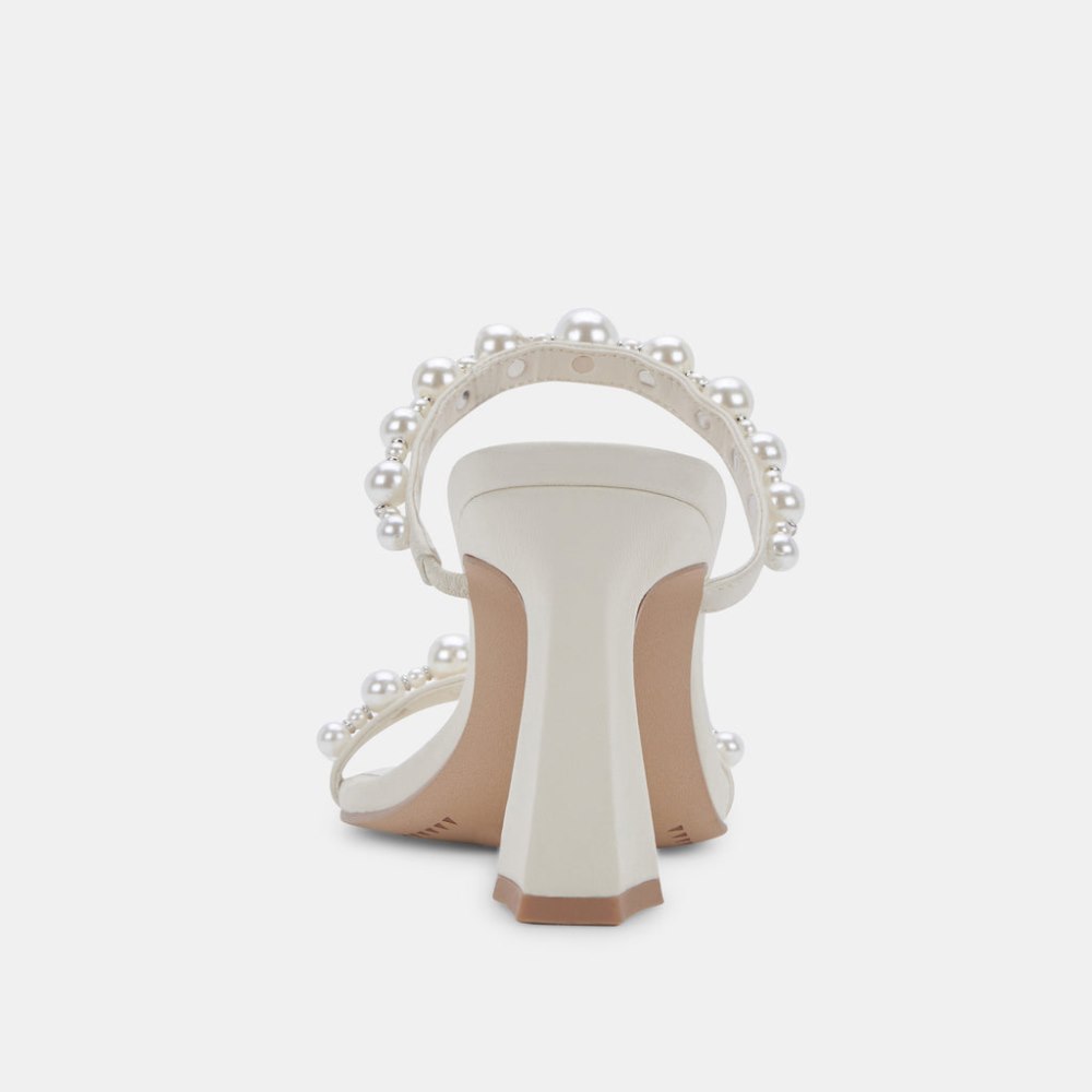 Dolce Vita Naja Pearl Heels Ivory Stella