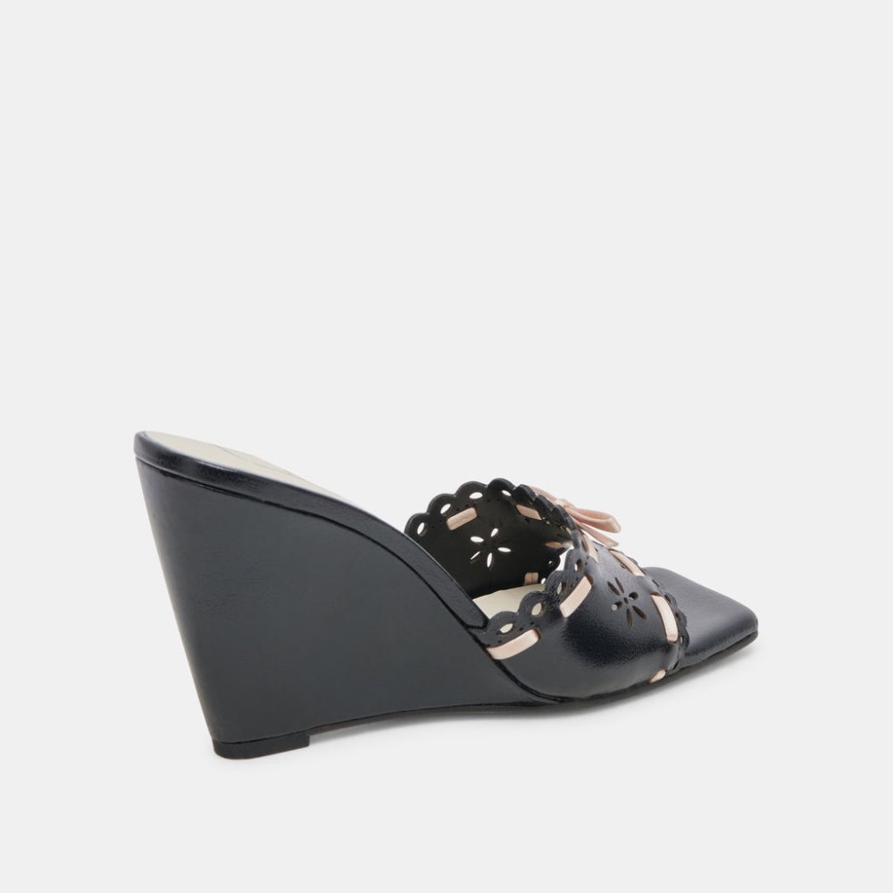 Dolce Vita Madale Wedges Midnight Patent Leather