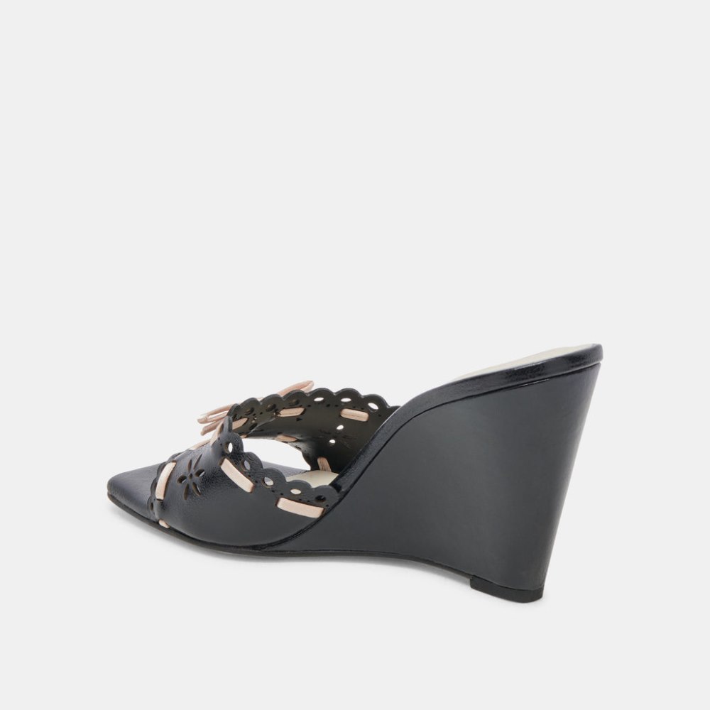 Dolce Vita Madale Wedges Midnight Patent Leather